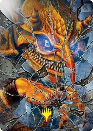 Image for Reflection of Kiki-Jiki Art Card (Gold-Stamped Signature) (Art Series: Kamigawa: Neon Dynasty) (64) - Magic: The Gathering