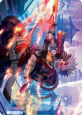 Image for Isshin, Two Heavens as One Art Card (69/81) (Art Series: Kamigawa: Neon Dynasty) (69) - Magic: The Gathering