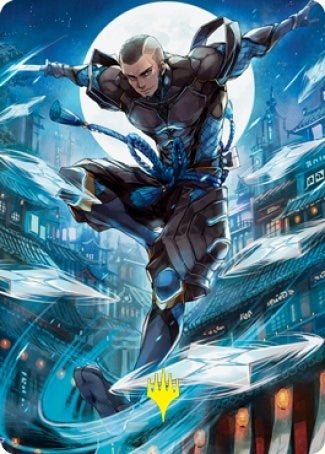 Image for Kaito Shizuki Art Card (70/81) (Gold-Stamped Signature) (Art Series: Kamigawa: Neon Dynasty) (70) - Magic: The Gathering