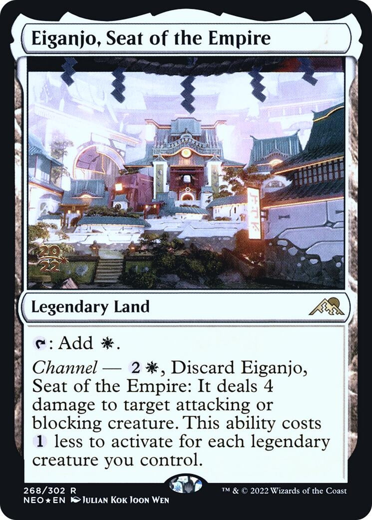 Image for Eiganjo, Seat of the Empire (Prerelease Cards) (268) - Magic: The Gathering