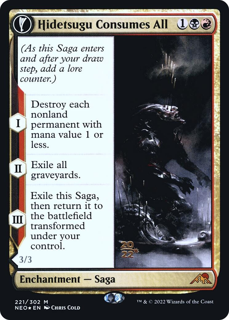 Image for Hidetsugu Consumes All (Prerelease Cards) (221) - Magic: The Gathering