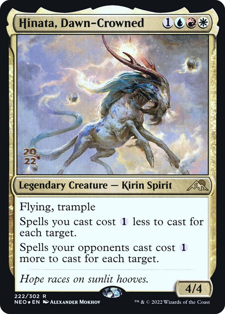 Image for Hinata, Dawn-Crowned (Prerelease Cards) (222) - Magic: The Gathering