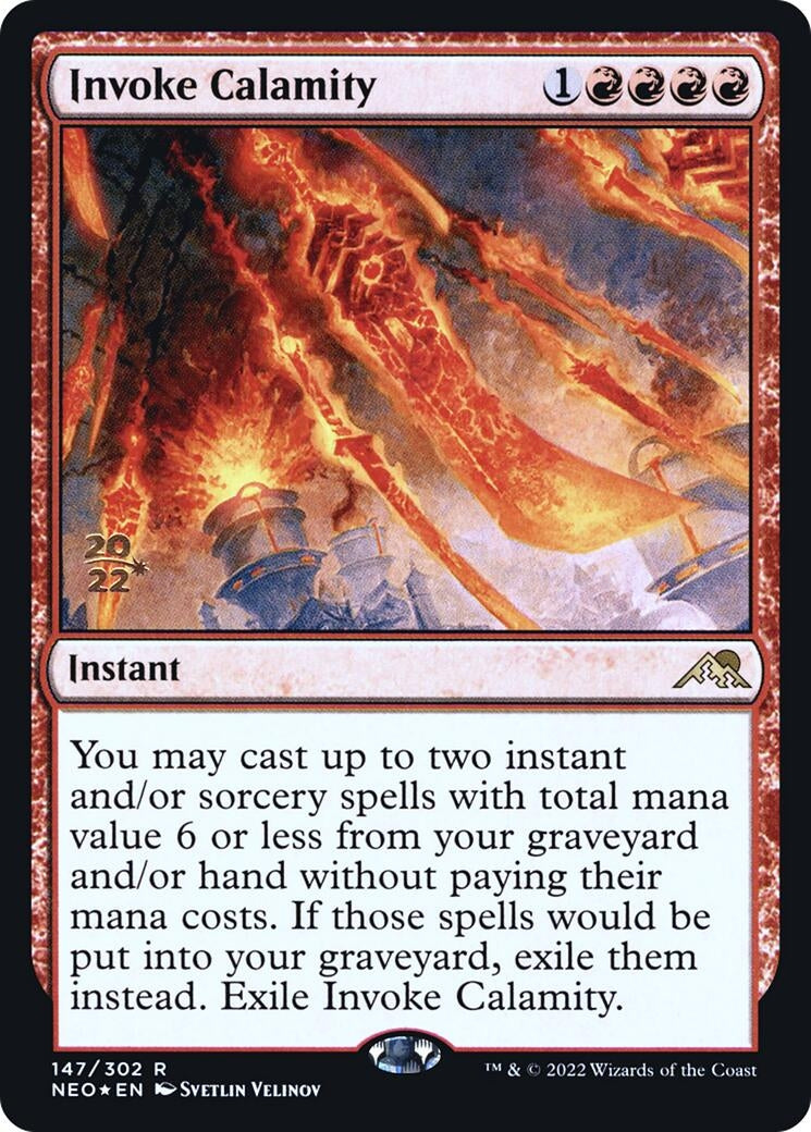 Image for Invoke Calamity (Prerelease Cards) (147) - Magic: The Gathering