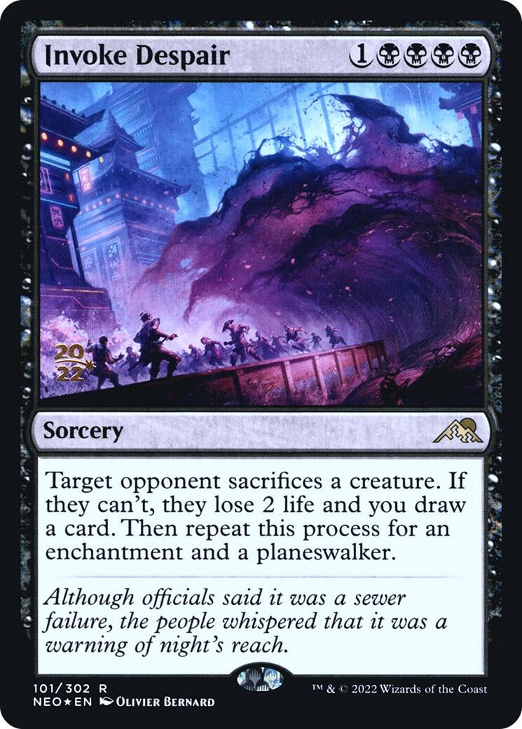 Image for Invoke Despair (Prerelease Cards) (101) - Magic: The Gathering