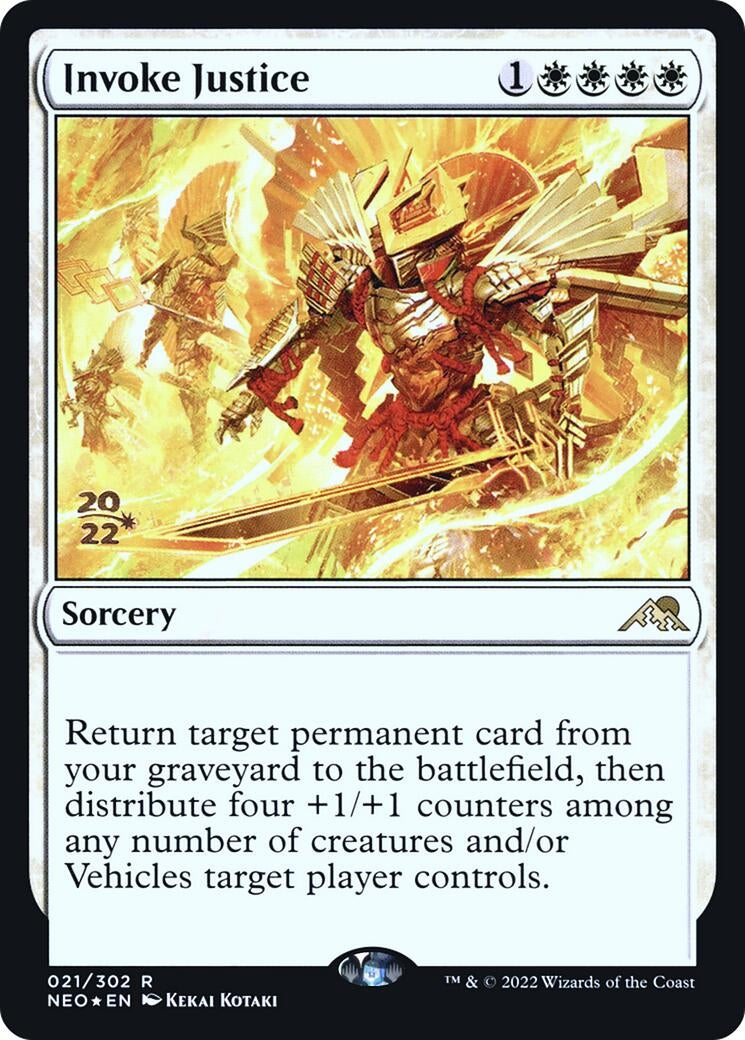 Image for Invoke Justice (Prerelease Cards) (21) - Magic: The Gathering