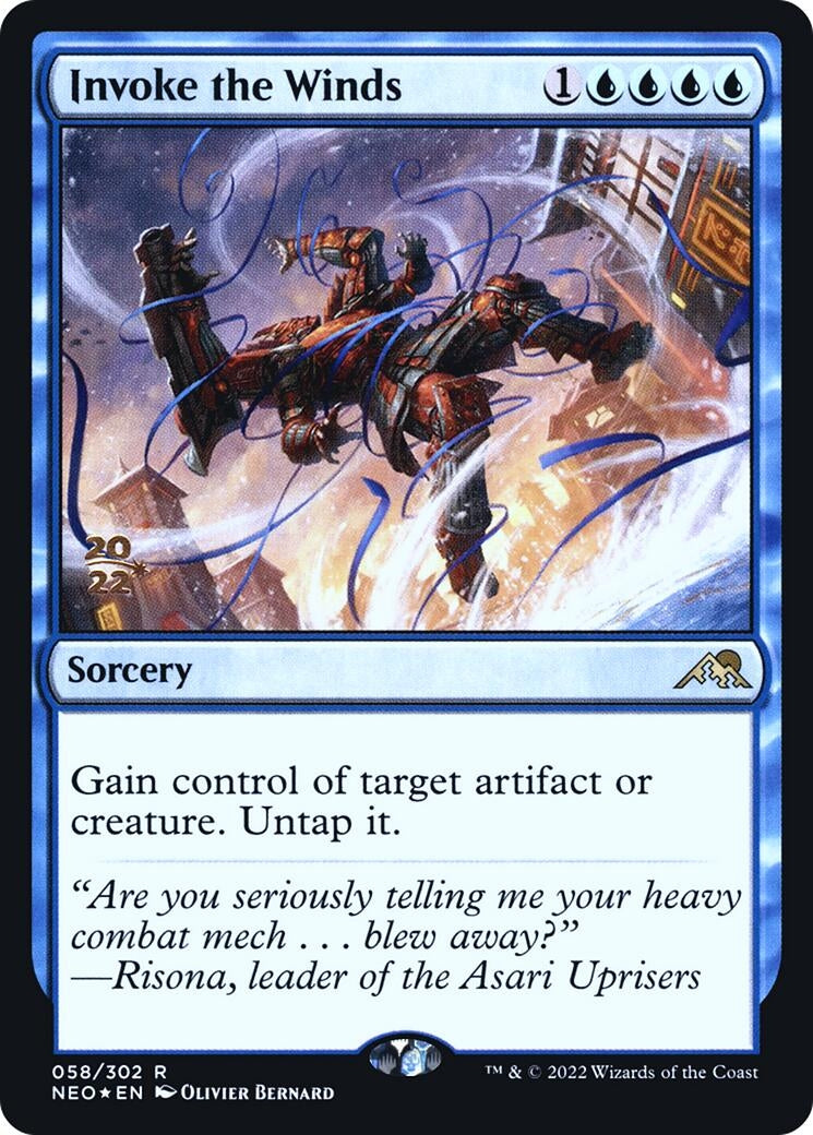 Image for Invoke the Winds (Prerelease Cards) (58) - Magic: The Gathering