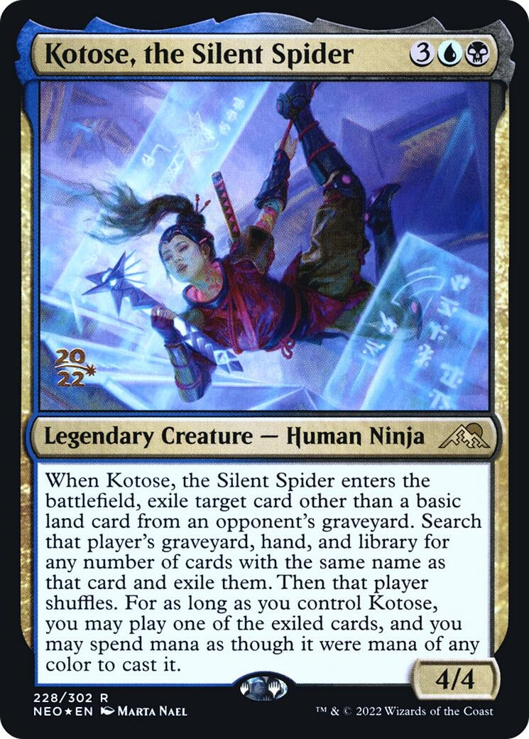 Image for Kotose, the Silent Spider (Prerelease Cards) (228) - Magic: The Gathering