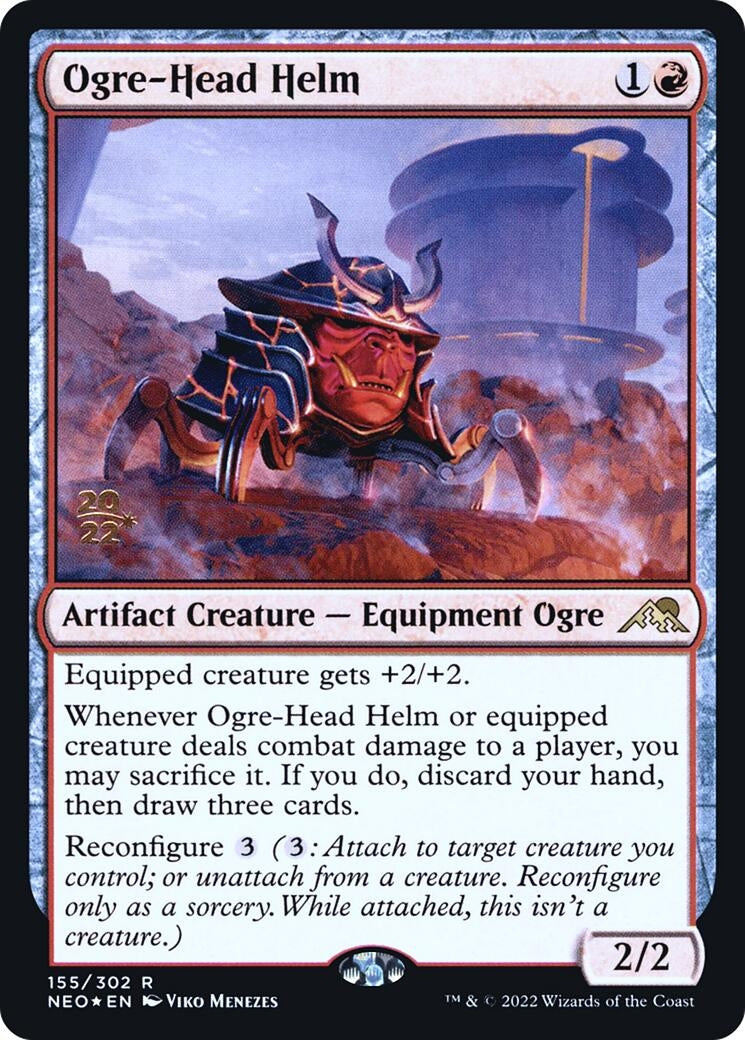 Image for Ogre-Head Helm (Prerelease Cards) (155) - Magic: The Gathering