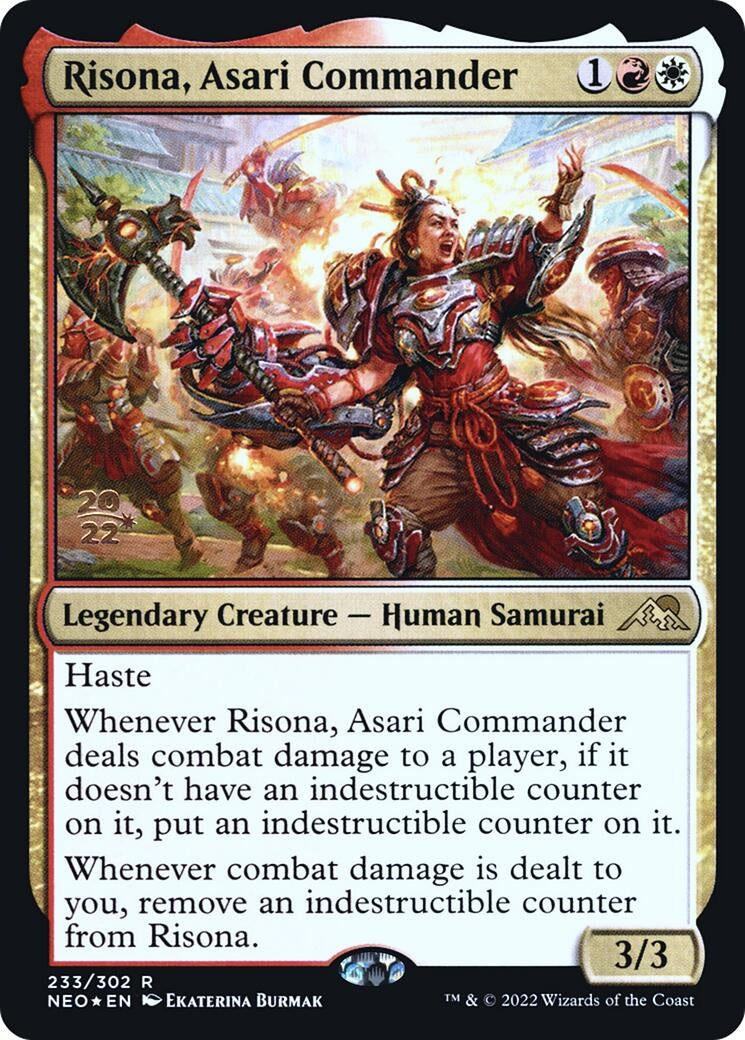 Image for Risona, Asari Commander (Prerelease Cards) (233) - Magic: The Gathering