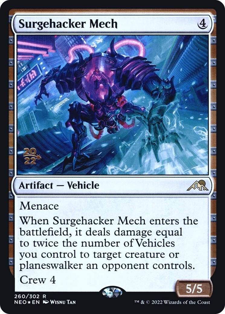 Image for Surgehacker Mech (Prerelease Cards) (260) - Magic: The Gathering