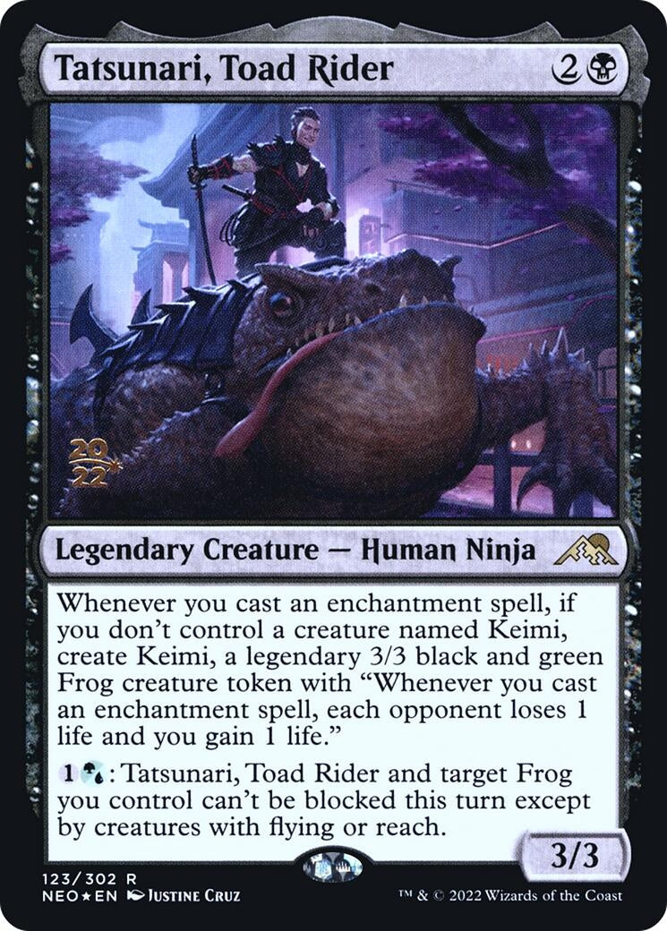 Image for Tatsunari, Toad Rider (Prerelease Cards) (123) - Magic: The Gathering