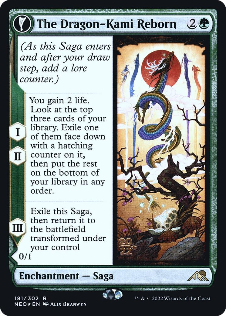 Image for The Dragon-Kami Reborn (Prerelease Cards) (181) - Magic: The Gathering