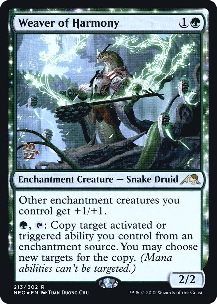 Image for Weaver of Harmony (Prerelease Cards) (213) - Magic: The Gathering