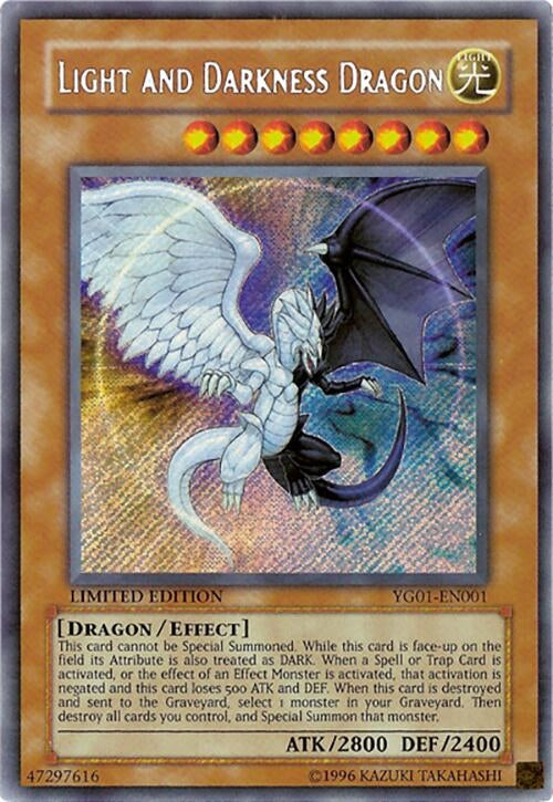 Image for Light and Darkness Dragon (Yu-Gi-Oh! GX Manga Promotional Cards) (YG01-EN001) - YuGiOh