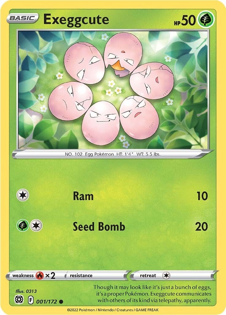 Image for Exeggcute (SWSH09: Brilliant Stars) (001/172) - Pokemon