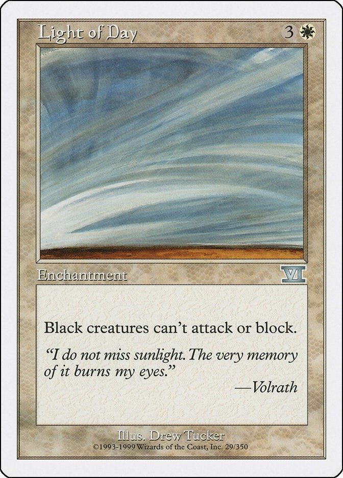 Image for Light of Day (Classic Sixth Edition) (29) - Magic: The Gathering
