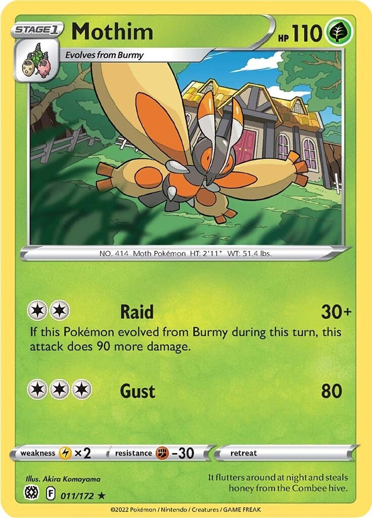 Image for Mothim (SWSH09: Brilliant Stars) (011/172) - Pokemon