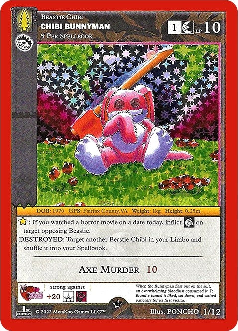 Image for Chibi Bunnyman (Valentine’s Day Holiday Box 2022) (1/12) - MetaZoo