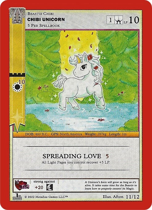 Image for Chibi Unicorn (Valentine’s Day Holiday Box 2022) (11/12) - MetaZoo