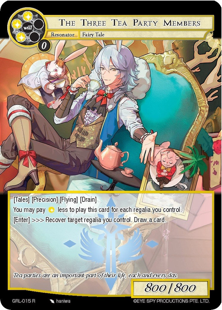Image for The Three Tea Party Members (Game of Gods: Reloaded) (GRL-015) - Force of Will