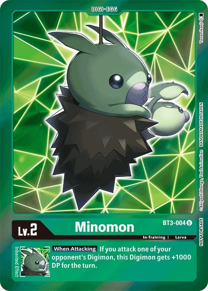 Image for Minomon (Event Pack 2) (BT01-03A) (BT3-004 U) - Digimon Card Game