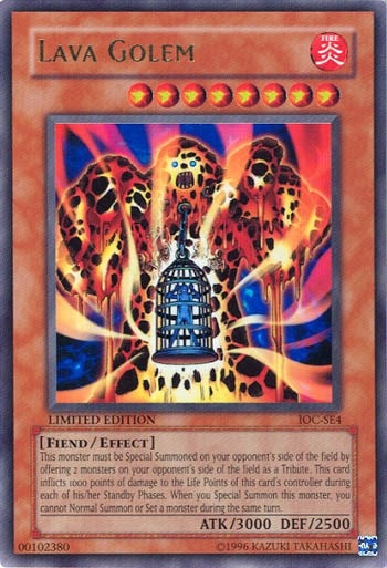 Image for Lava Golem (Invasion of Chaos) (IOC-SE4) - YuGiOh