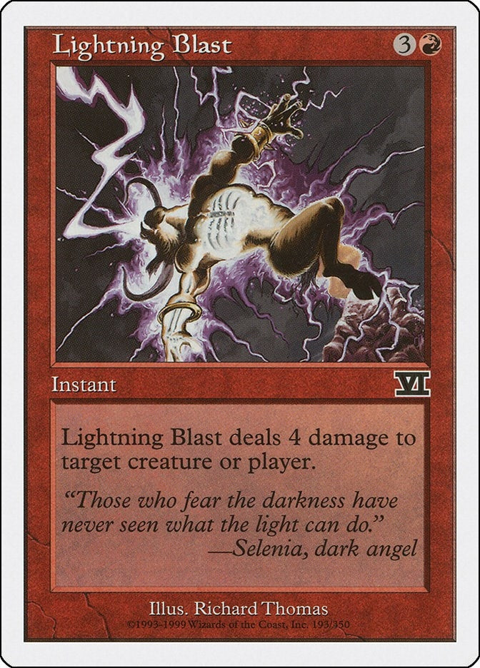 Image for Lightning Blast (Classic Sixth Edition) (193) - Magic: The Gathering