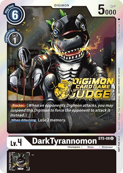 Image for DarkTyrannomon (Judge Pack 1) (ST-5) (ST5-08 U) - Digimon Card Game