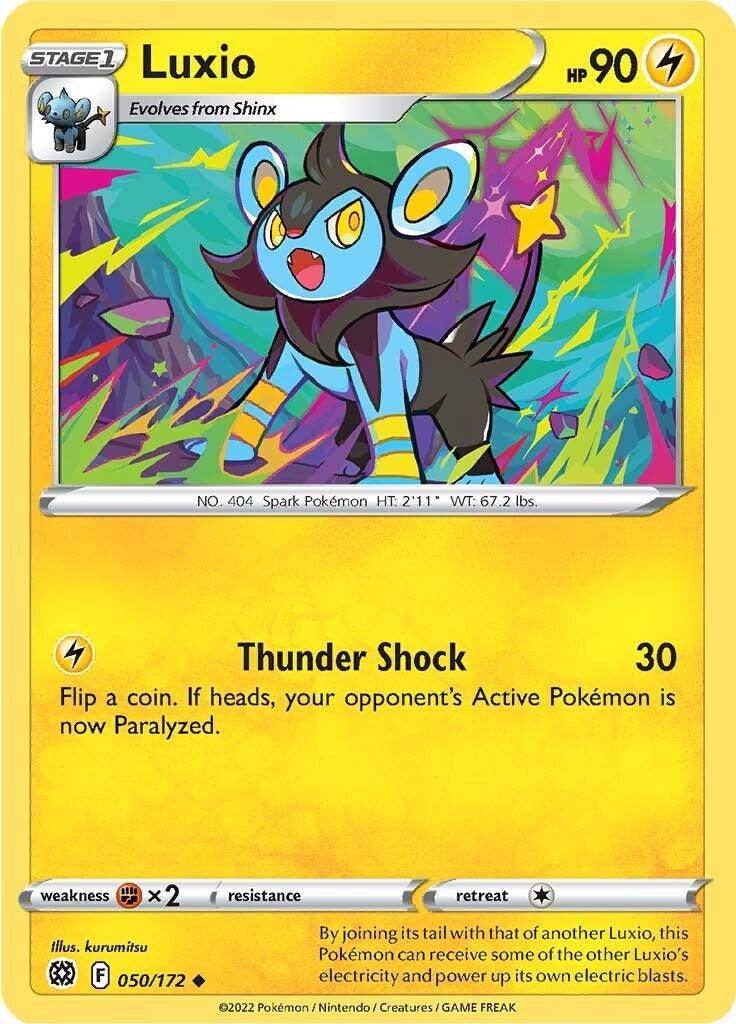 Image for Luxio (SWSH09: Brilliant Stars) (050/172) - Pokemon