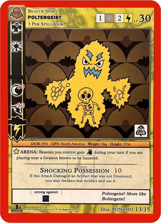 Image for Poltergeist (Pin Club Nightfall Mystery Collection 1st Edition) (Miscellaneous Promos) (13/15) - MetaZoo