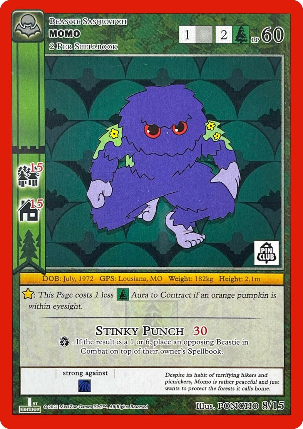 Image for Momo (Pin Club Nightfall Mystery Collection 1st Edition) (Miscellaneous Promos) (8/15) - MetaZoo