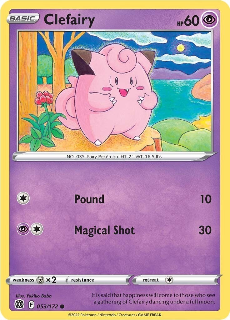 Image for Clefairy (SWSH09: Brilliant Stars) (053/172) - Pokemon