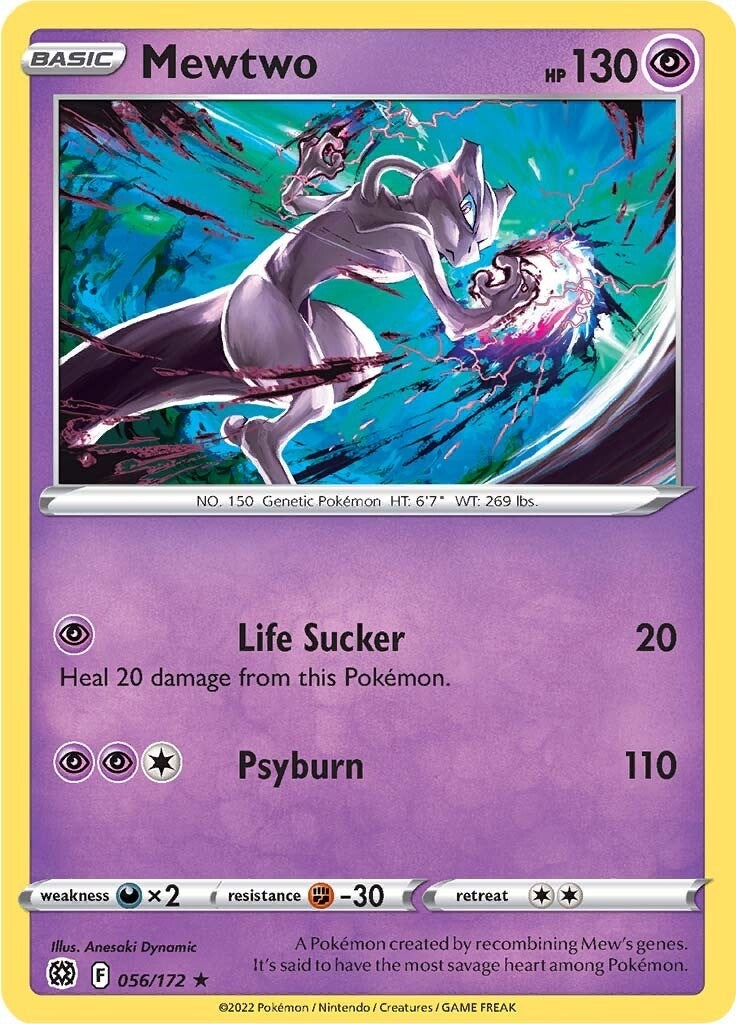 Image for Mewtwo (SWSH09: Brilliant Stars) (056/172) - Pokemon
