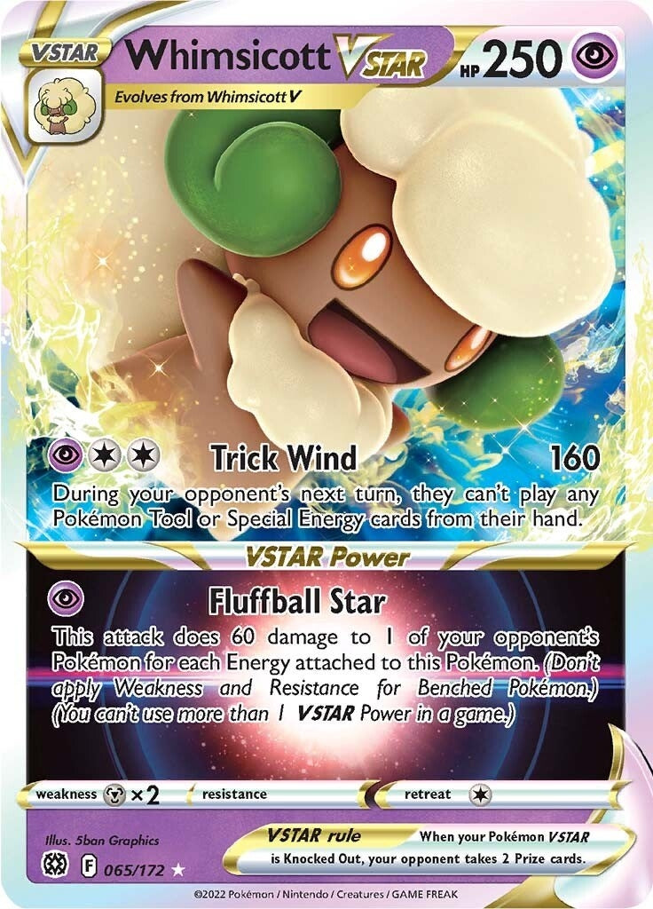 Image for Whimsicott VSTAR (SWSH09: Brilliant Stars) (065/172) - Pokemon