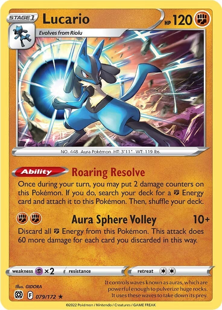 Image for Lucario (SWSH09: Brilliant Stars) (079/172) - Pokemon