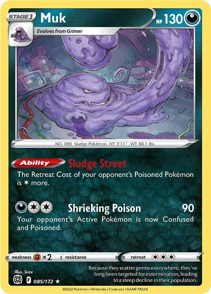 Image for Muk (SWSH09: Brilliant Stars) (085/172) - Pokemon