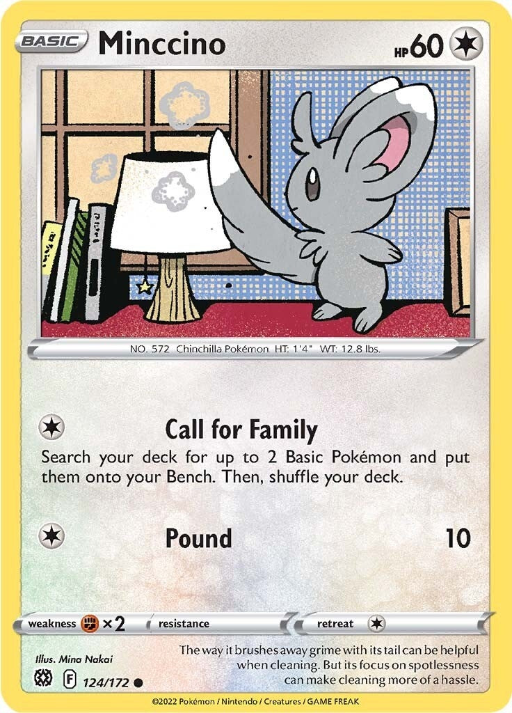 Image for Minccino (SWSH09: Brilliant Stars) (124/172) - Pokemon