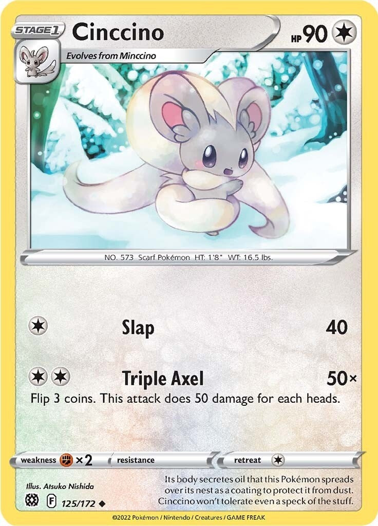 Image for Cinccino (SWSH09: Brilliant Stars) (125/172) - Pokemon