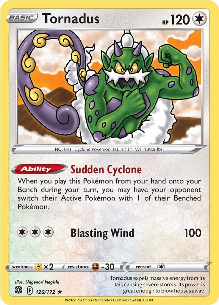 Image for Tornadus (SWSH09: Brilliant Stars) (126/172) - Pokemon