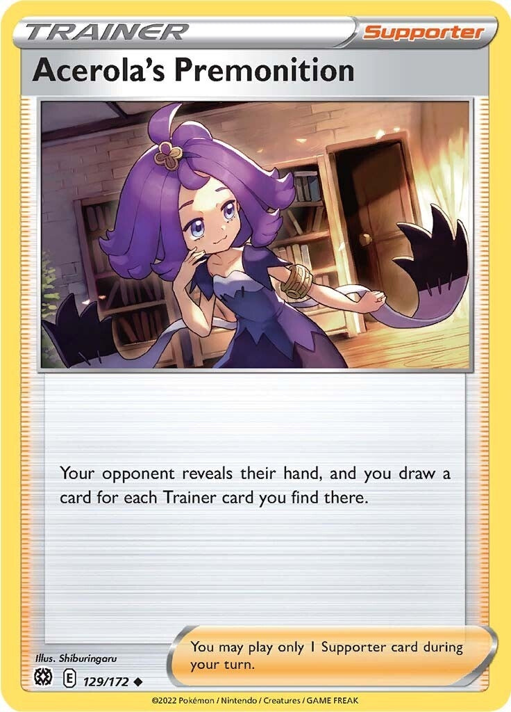 Image for Acerola's Premonition (SWSH09: Brilliant Stars) (129/172) - Pokemon