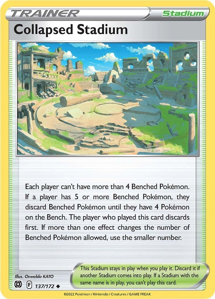 Image for Collapsed Stadium (SWSH09: Brilliant Stars) (137/172) - Pokemon
