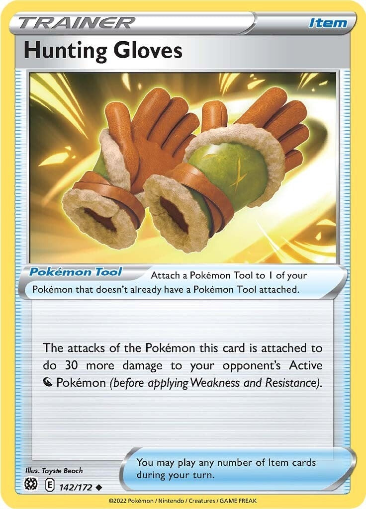 Image for Hunting Gloves (SWSH09: Brilliant Stars) (142/172) - Pokemon