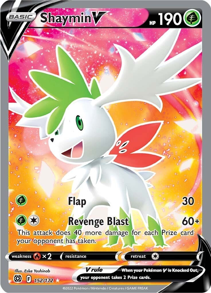 Image for Shaymin V (Full Art) (SWSH09: Brilliant Stars) (152/172) - Pokemon