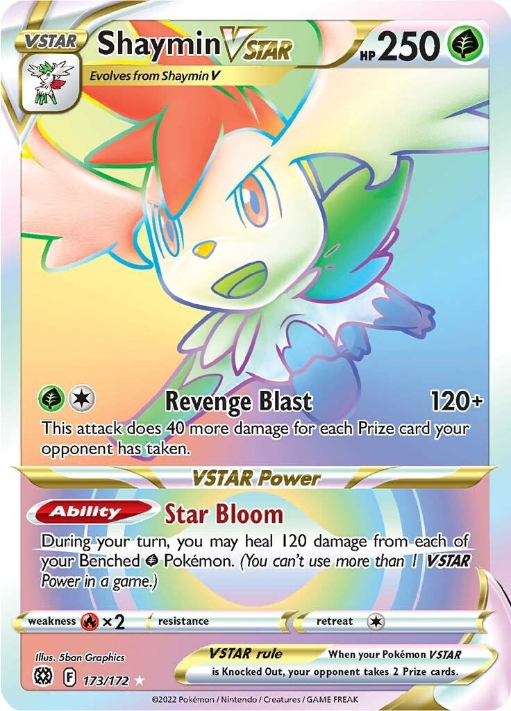 Image for Shaymin VSTAR (Secret) (SWSH09: Brilliant Stars) (173/172) - Pokemon