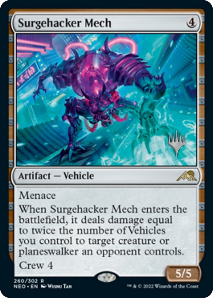 Image for Surgehacker Mech (Promo Pack: Kamigawa: Neon Dynasty) (260) - Magic: The Gathering