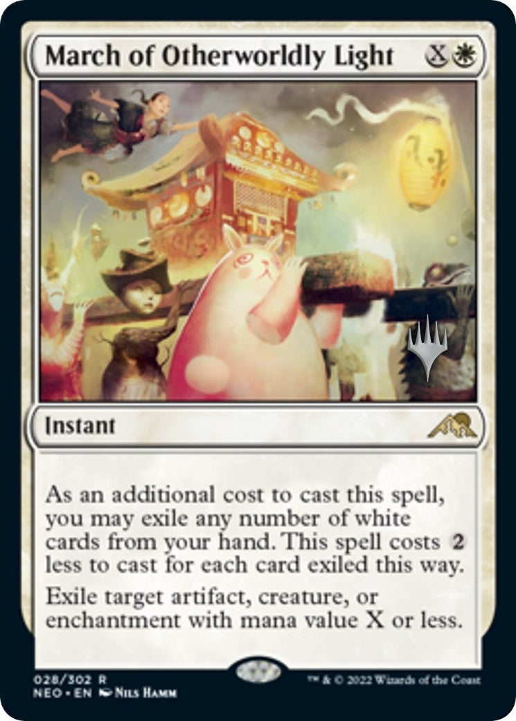 Image for March of Otherworldly Light (Promo Pack: Kamigawa: Neon Dynasty) (28) - Magic: The Gathering