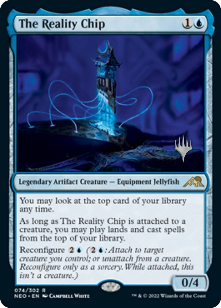 Image for The Reality Chip (Promo Pack: Kamigawa: Neon Dynasty) (74) - Magic: The Gathering