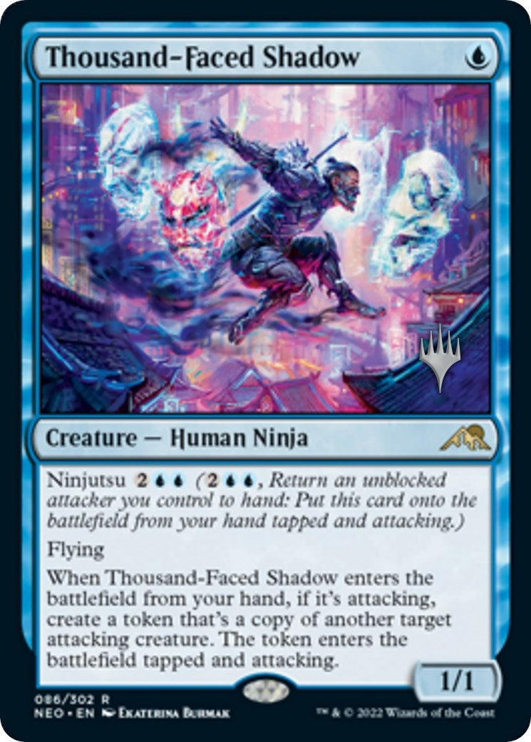 Image for Thousand-Faced Shadow (Promo Pack: Kamigawa: Neon Dynasty) (86) - Magic: The Gathering