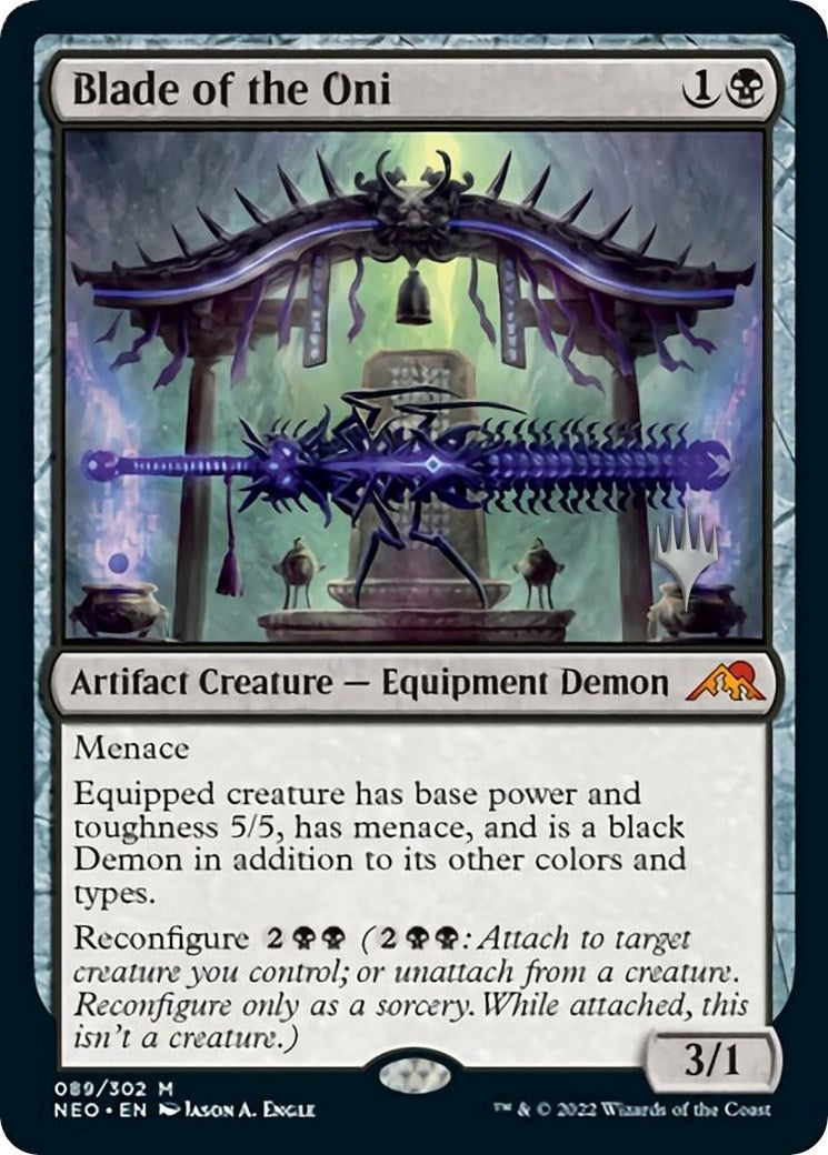 Image for Blade of the Oni (Promo Pack: Kamigawa: Neon Dynasty) (89) - Magic: The Gathering