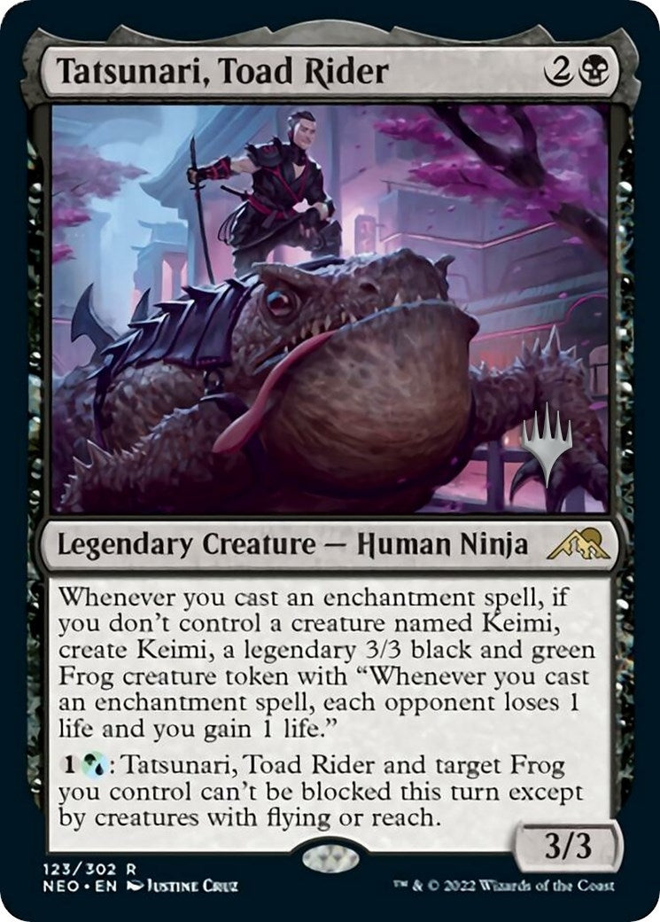 Image for Tatsunari, Toad Rider (Promo Pack: Kamigawa: Neon Dynasty) (123) - Magic: The Gathering